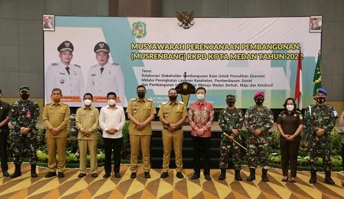 Buka Musrenbang RKPD Kota Medan Tahun 2022, Wali Kota Medan Ingin Hasilnya Dapat Dirasakan Oleh Masyarakat Kota Medan